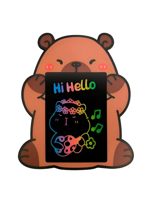 Tablero Mágico Capibara Lcd Colores Tabla Dibujo Escritura