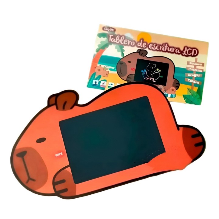 Tablero Mágico Lcd Colores Tabla Capibara Dibujo Escritura