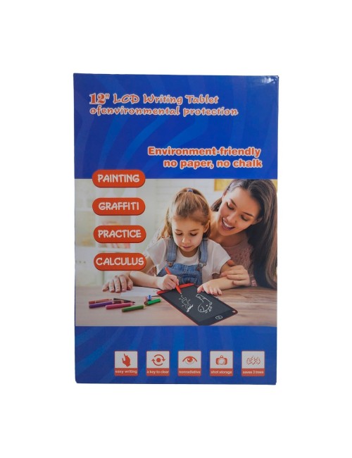 Tablero Mágico Lcd 12 Pulgadas Color Tabla Dibujo Escritura