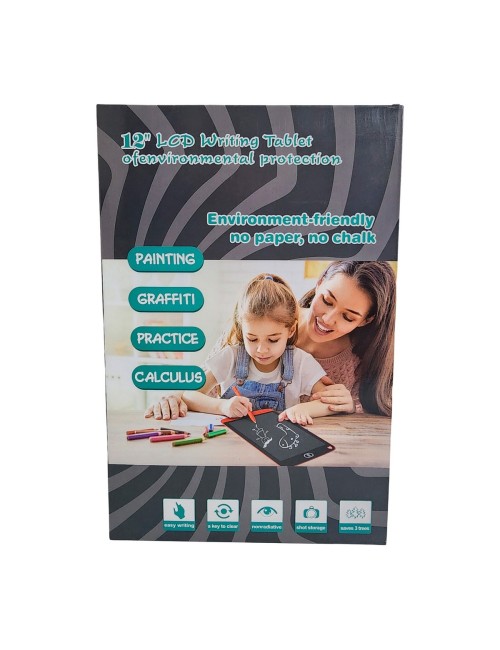 Tablero Mágico Lcd 12 Pulgadas Color Tabla Dibujo Escritura
