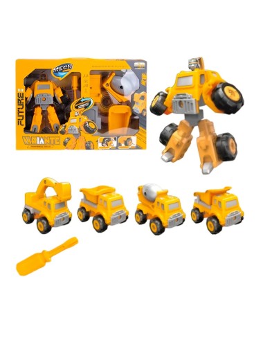 Figura Armable Robot 2 En 1 Armatodo Juguete Didactico Niños