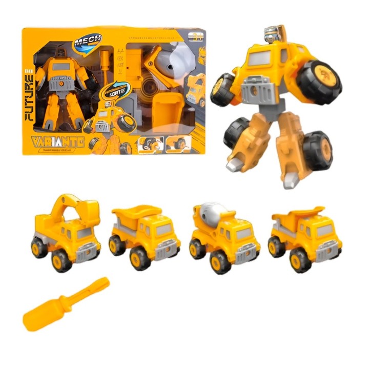 Figura Armable Robot 2 En 1 Armatodo Juguete Didactico Niños
