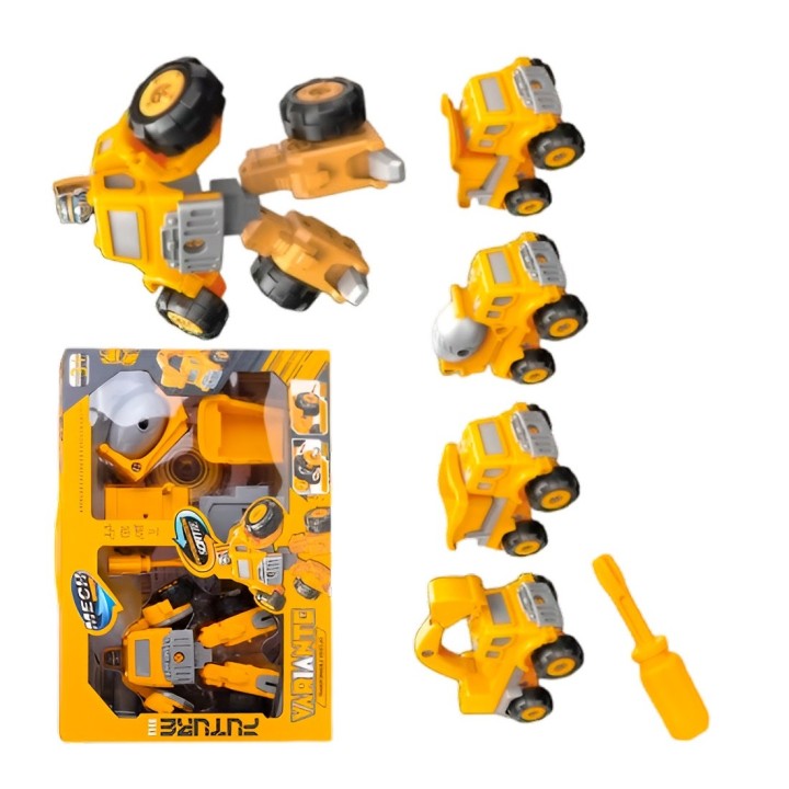 Figura Armable Robot 2 En 1 Armatodo Juguete Didactico Niños