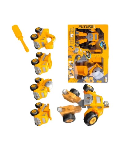 Figura Armable Robot 2 En 1 Armatodo Juguete Didactico Niños