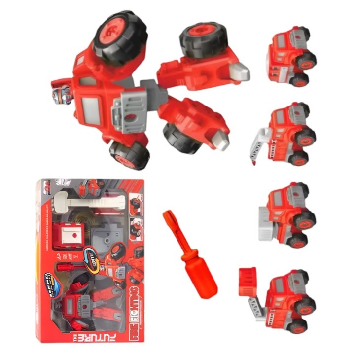 Figura Armable Robot 2 En 1 Armatodo Juguete Didactico Niños
