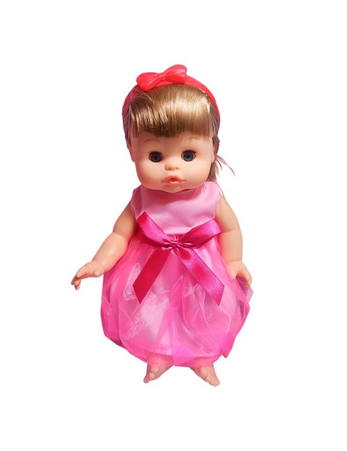 Muñeca Vestido Bacinilla Tetero Peine + Pañal Juguete Niñas