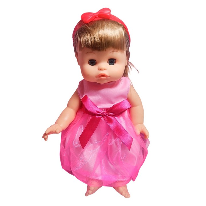 Muñeca Vestido Bacinilla Tetero Peine + Pañal Juguete Niñas