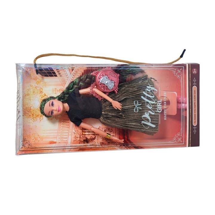 Muñeca Realista Elegante + Bolso Juguete Niñas Interactiva