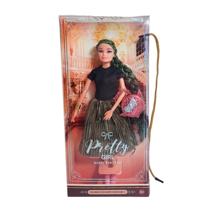 Muñeca Realista Elegante + Bolso Juguete Niñas Interactiva