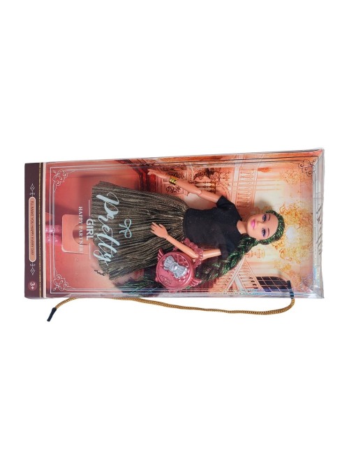 Muñeca Realista Elegante + Bolso Juguete Niñas Interactiva