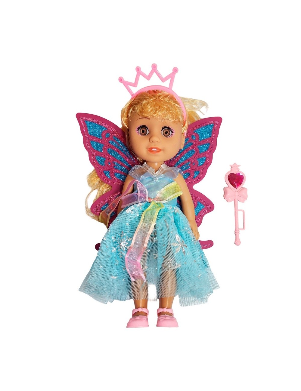Muñeca Hada Princesa Con Alas Juguete Niñas Interactiva