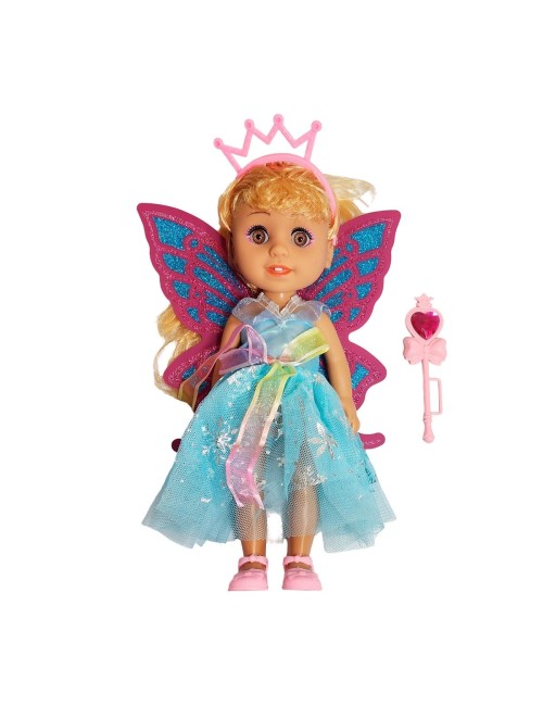 Muñeca Hada Princesa Con Alas Juguete Niñas Interactiva