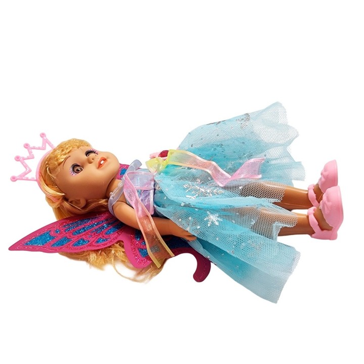 Muñeca Hada Princesa Con Alas Juguete Niñas Interactiva