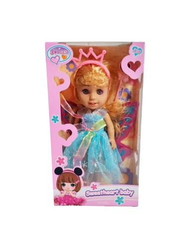 Muñeca Hada Princesa Con Alas Juguete Niñas Interactiva