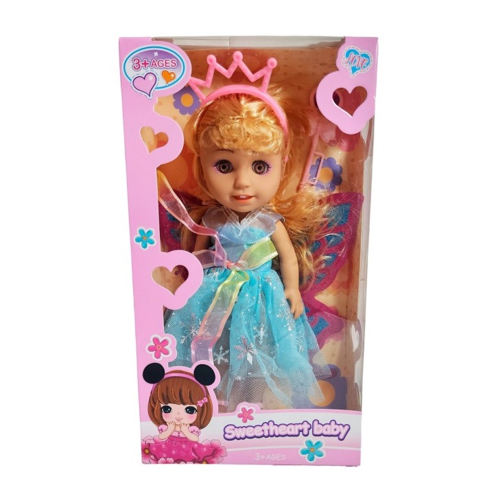 Muñeca Hada Princesa Con Alas Juguete Niñas Interactiva