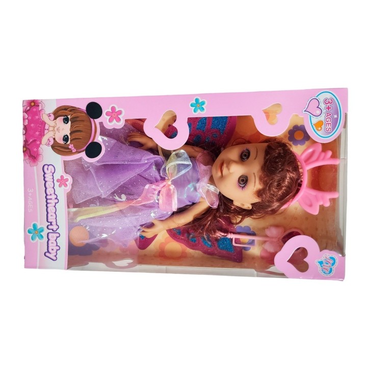 Muñeca Hada Princesa Con Alas Juguete Niñas Interactiva