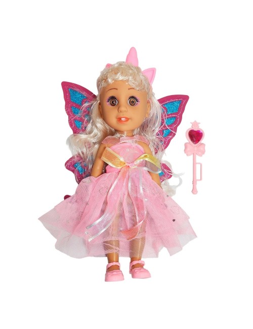 Muñeca Hada Princesa Con Alas Juguete Niñas Interactiva