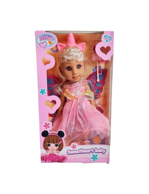 Muñeca Hada Princesa Con Alas Juguete Niñas Interactiva