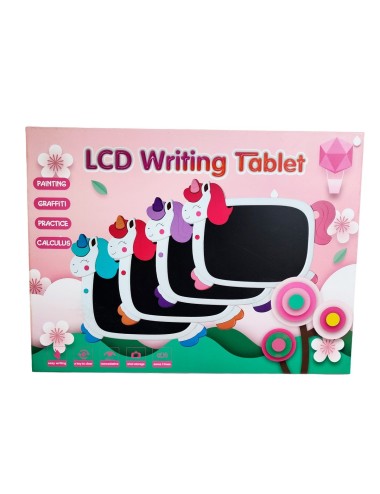 Tablero Mágico Lcd Colores Tabla Dibujo Escritura Unicornio