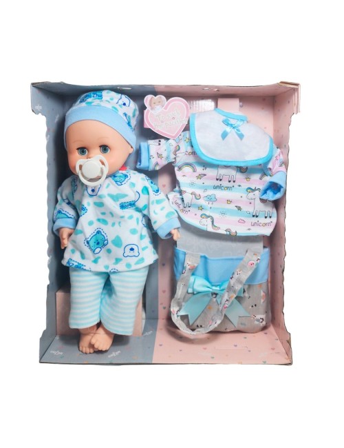 Muñeco Bebe Tierno Bebote Pijama Con Chupo Juguete Niñas