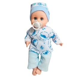 Muñeco Bebe Tierno Bebote Pijama Con Chupo Juguete Niñas