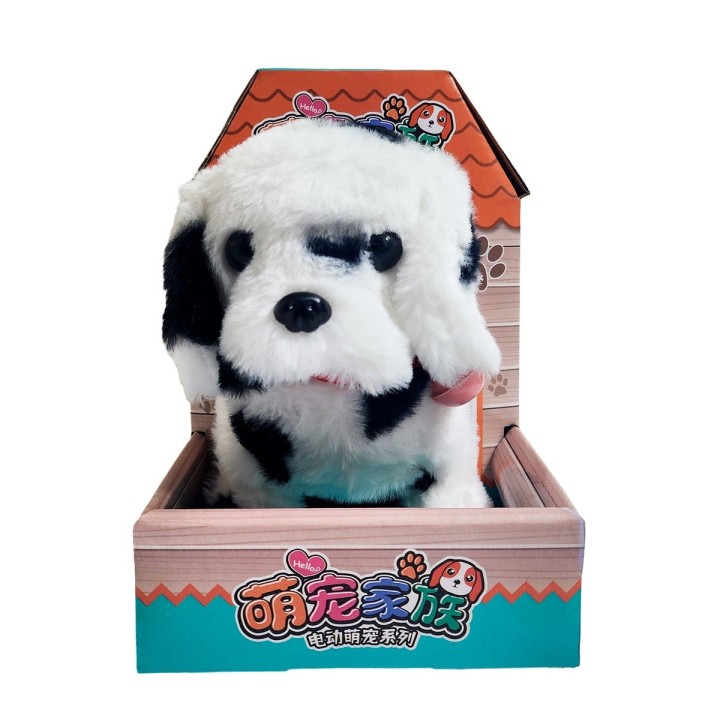 Perro Manchitas Robot Casa Juguete Interactivo + Bateria