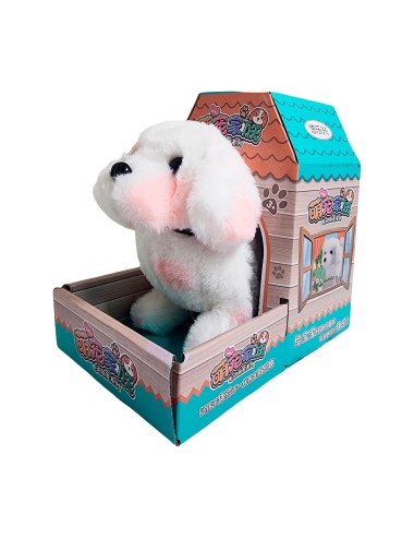 Perro Manchitas Robot Casa Juguete Interactivo + Bateria