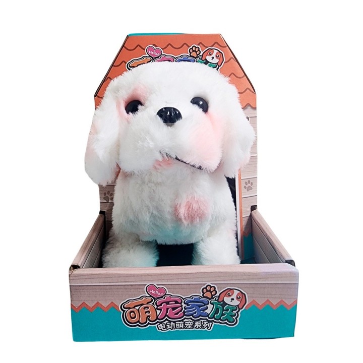 Perro Manchitas Robot Casa Juguete Interactivo + Bateria