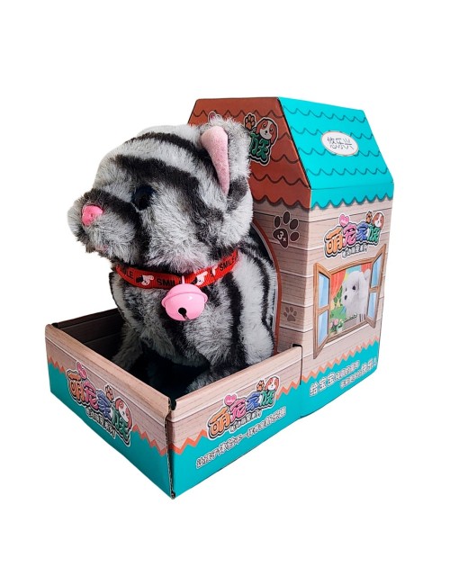 Gato Rayitas Robot Casa Juguete Interactivo + Bateria