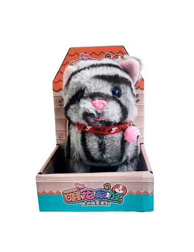 Gato Rayitas Robot Casa Juguete Interactivo + Bateria