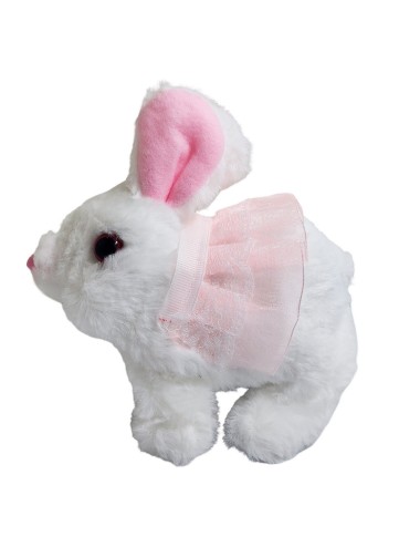 Conejo Tierno Con Tul Robot Juguete Interactivo + Bateria