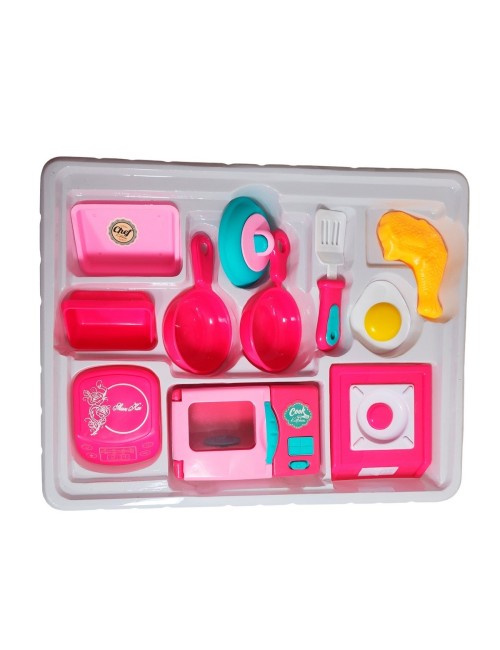 Cocina De Juguete Interactiva Utencilios Niñas Didactico