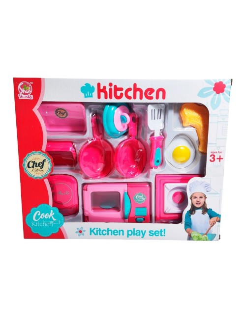 Cocina De Juguete Interactiva Utencilios Niñas Didactico