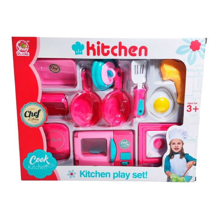 Cocina De Juguete Interactiva Utencilios Niñas Didactico