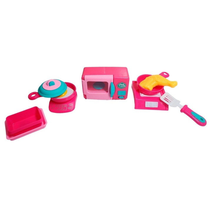 Cocina De Juguete Interactiva Utencilios Niñas Didactico