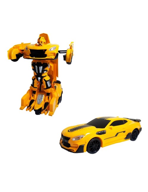Carro Control Remoto Convierte En Robot Transformers Grande