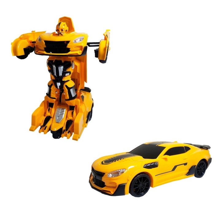 Carro Control Remoto Convierte En Robot Transformers Grande