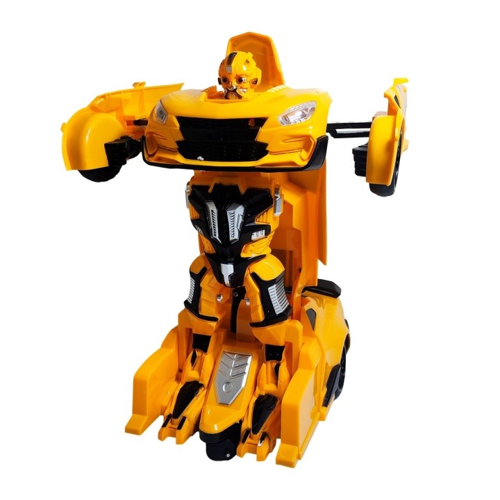 Carro Control Remoto Convierte En Robot Transformers Grande