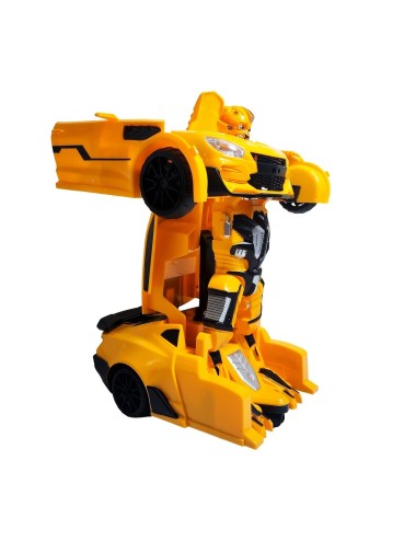 Carro Control Remoto Convierte En Robot Transformers Grande