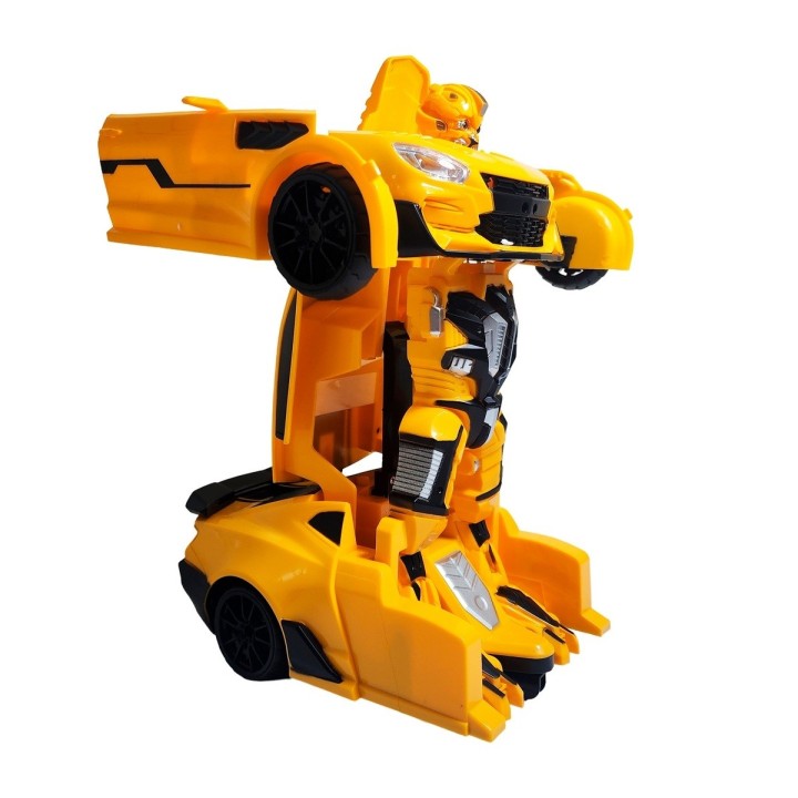 Carro Control Remoto Convierte En Robot Transformers Grande