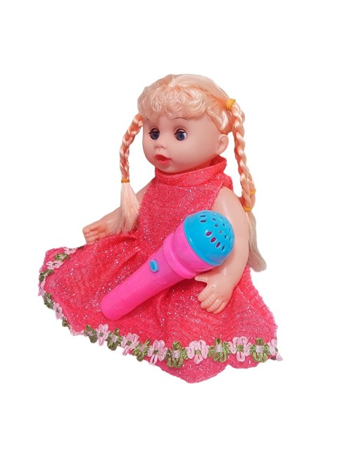 Muñeca Vestido Con Microfono En Bolso Juguete Niñas