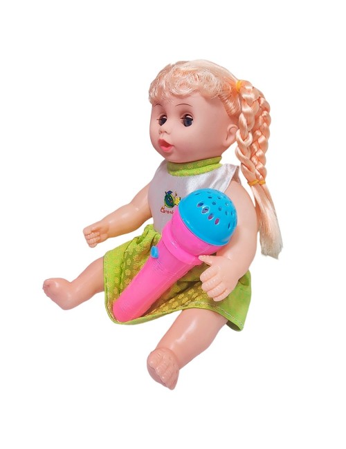 Muñeca Vestido Con Microfono En Bolso Juguete Niñas