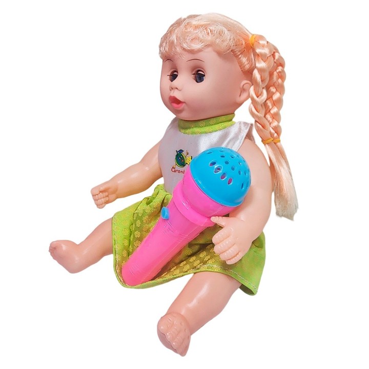 Muñeca Vestido Con Microfono En Bolso Juguete Niñas