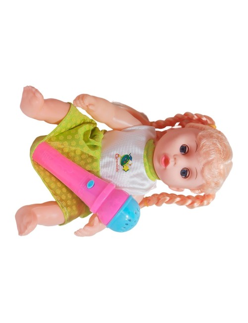 Muñeca Vestido Con Microfono En Bolso Juguete Niñas