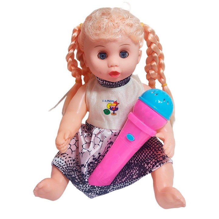 Muñeca Vestido Con Microfono En Bolso Juguete Niñas