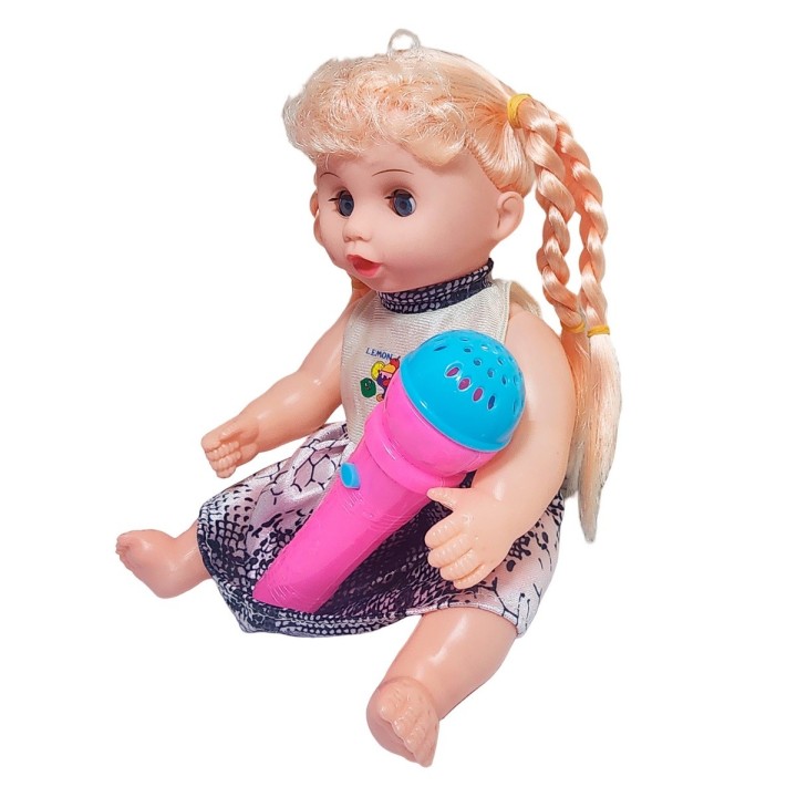 Muñeca Vestido Con Microfono En Bolso Juguete Niñas