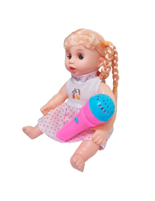 Muñeca Vestido Con Microfono En Bolso Juguete Niñas