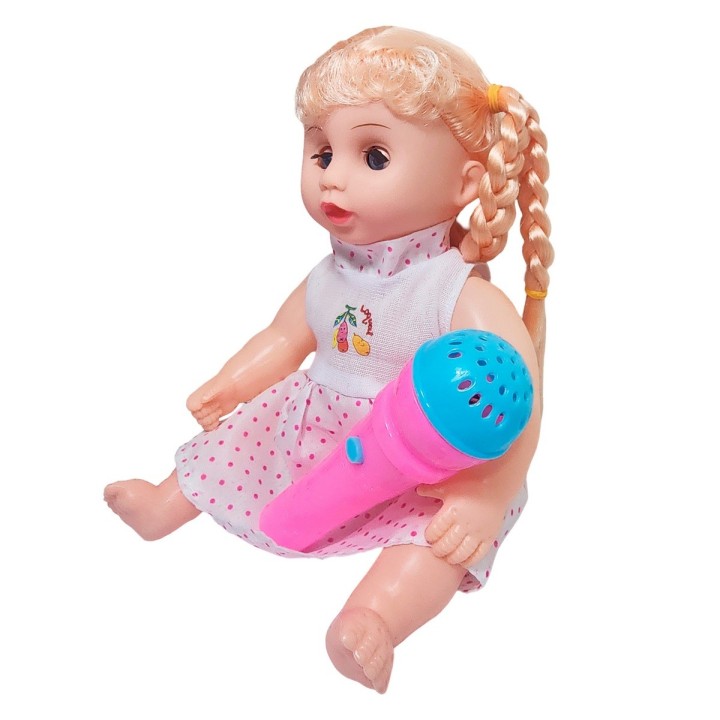 Muñeca Vestido Con Microfono En Bolso Juguete Niñas