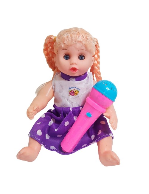 Muñeca Vestido Con Microfono En Bolso Juguete Niñas