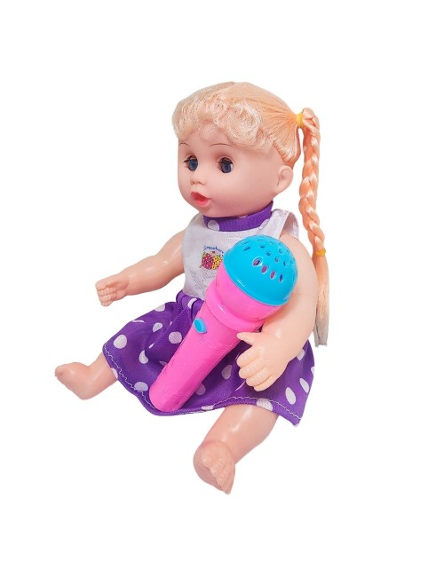 Muñeca Vestido Con Microfono En Bolso Juguete Niñas